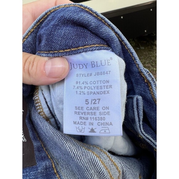 Judy Blue Jeans Distressed Skinny JB8847 - Picture 6 of 8